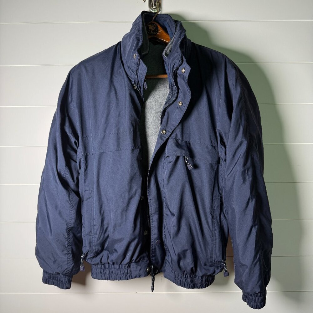 Vtg 1990s Hartwell ViaSport 2:1 Coat Medium Navy & Charcoal